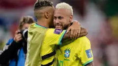 نيمار يبكي بعد خروج البرازيا من كأس العالم