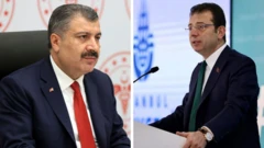Fahrettin Koca ve Ekrem İmamoğlu