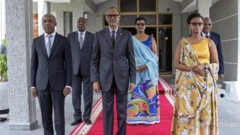 Perezida Kagame n'abatetegetsi basya