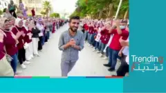 طالب جامعي مصري يحظى بممر شرفي من زملائه