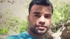 عکسی که از محمد جواد وفایی در شبکه های اجتماعی منتشر شده است
