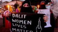 હાથરસ ઘટનાનો વિરોધ