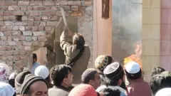 مندر میں توڑ پھوڑ