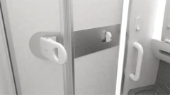 Photo of the new 'elbow doorknob'