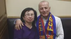 Қодиржон Юсупов рафиқаси билан