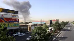 آتش سوزی پالایشگاه تهران