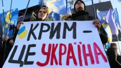 Акція на підтримку Криму