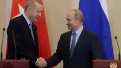 Cumhurbaşkanı Recep Tayyip Erdoğan ve Rusya Devlet Başkanı Vladimir Putin