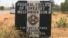 Federal College of Forestry Kaduna, signboard