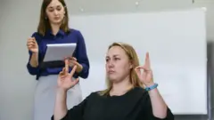 A sign language interpreter