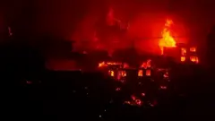 Пожары в Чили