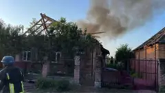 Запорижжя вилоятидаги Россия зарбаси оқибатлари.