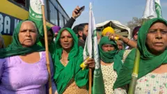 किसानों का प्रदर्शन