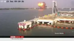 ထိုင်း ရေနံတင်သင်္ဘော ပေါက်ကွဲမှု မြန်မာ ၇ ဦးသေဆုံး