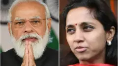 नरेंद्र मोदी सुप्रिया सुळे