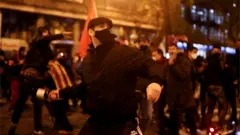 Protest protiv hapšenja španskog repera Pabla Hasela