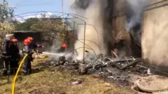 Перші кадри з місця падіння літака під Коломиєю