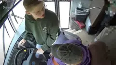 Dillon Reeves stops school bus crash