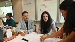 Stock image of Indian entrepenuers