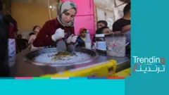 اول شابة غزية تفتح محل آيس كريم "رولز"