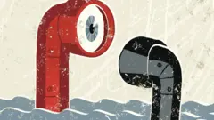 periscopios de submarinos