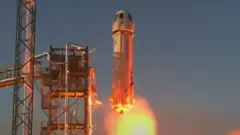 Tuesday's launch took place from Blue Origin's test facility in West Texas