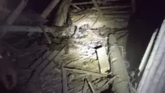 حطام طائرات مسيّرة