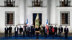 Sebastian Piñera faz coletiva de imprensa