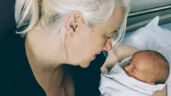 Claire Mear says going for scans as an older mum was 'terrifying'