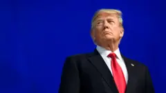 The US President Donald Trump