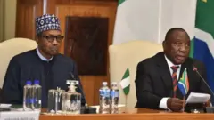 President Buhari and President Ramaphosa
