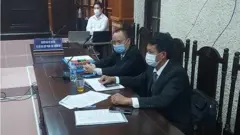 Hình chụp tại phiên tòa ở Hải Dương ngày 18/11