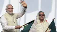 ਨਰਿੰਦਰ ਮੋਦੀ ਤੇ ਸ਼ੇਖ ਹਸੀਨਾ