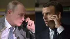 Путин, Макрон