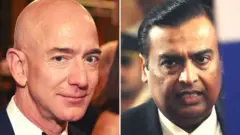 ஜெஃப் பெசோஸ் - முகேஷ் அம்பானி