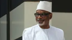 Ibrahim Boubacar Keïta (ifoto yo mu bubiko yo ku itariki ya 30 y'ukwezi kwa gatandatu muri uyu mwaka wa 2020)
