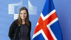 Iceland's Prime minister Katrin Jakobsdottir.