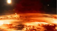 Planeta sa narandžastom atmosferom