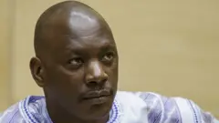 Thomas Lubanga lors de son procès en appel à la Haye en décembre 2014