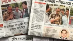 বাংলাদেশের পত্রপত্রিকায় পি কে হালদারের গ্রেপ্তার সংক্রান্ত খবরাখবর