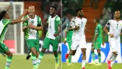 Awọn agbabọọlu Naijria ati Ghana