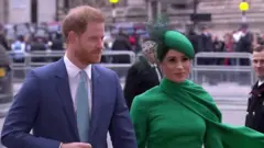 영국 해리 왕자와 메건 마클 부부