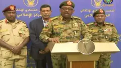 Jenerali Jamal Omar, umuvugizi w'inama ya gisirikare, yabitangarje kuri televiziyo y'igihugu
