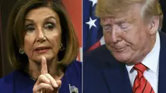 Nancy Pelosi và Donald Trump