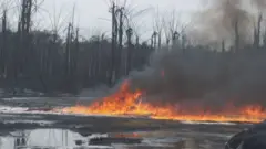 Pipeline explosion