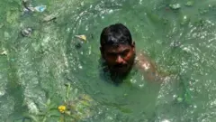 Shiva in the lake