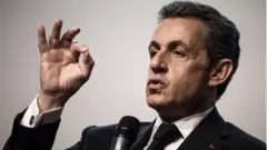 L'ancien chef de l'État français Nicolas Sarkozy