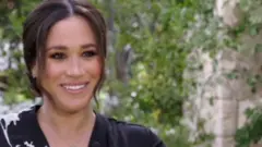 Meghan Markle durante entrevista a Oprah
