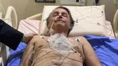 Jair Bolsonaro in hospital