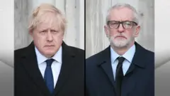 Борис Жонсон ва Жереми Корбин